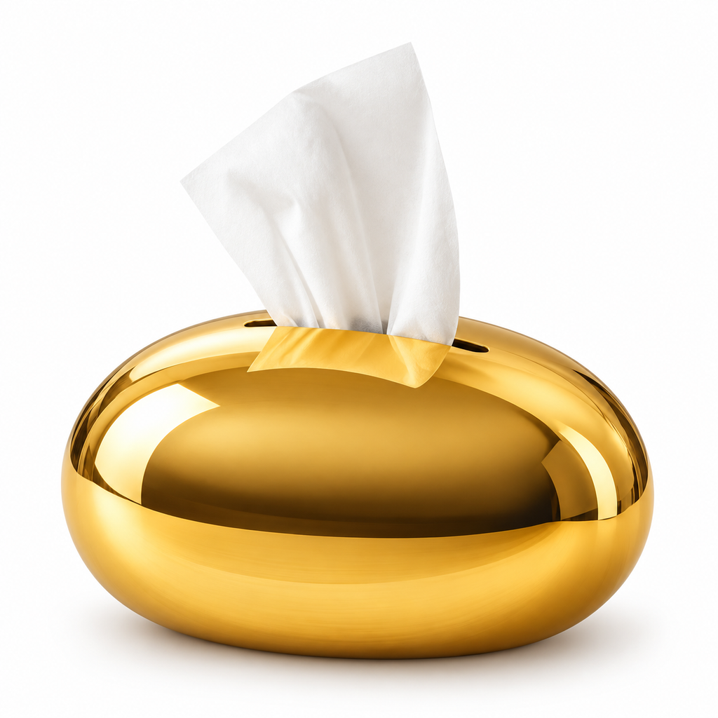 Golden Tissue Box