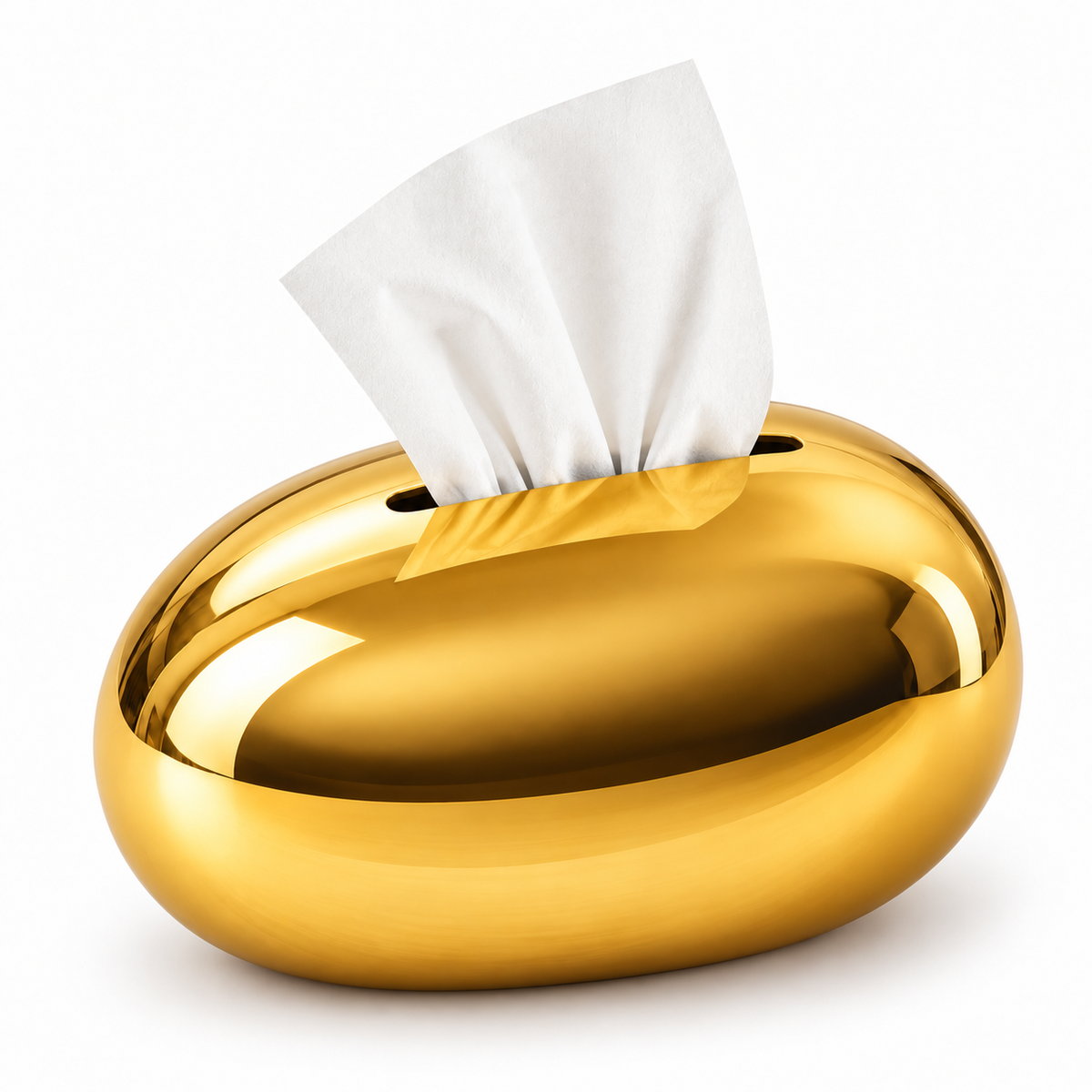 Golden Tissue Box