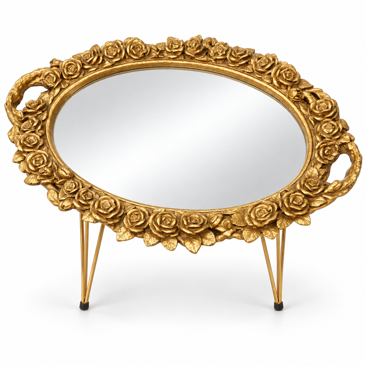 Rosette Mirror Tray